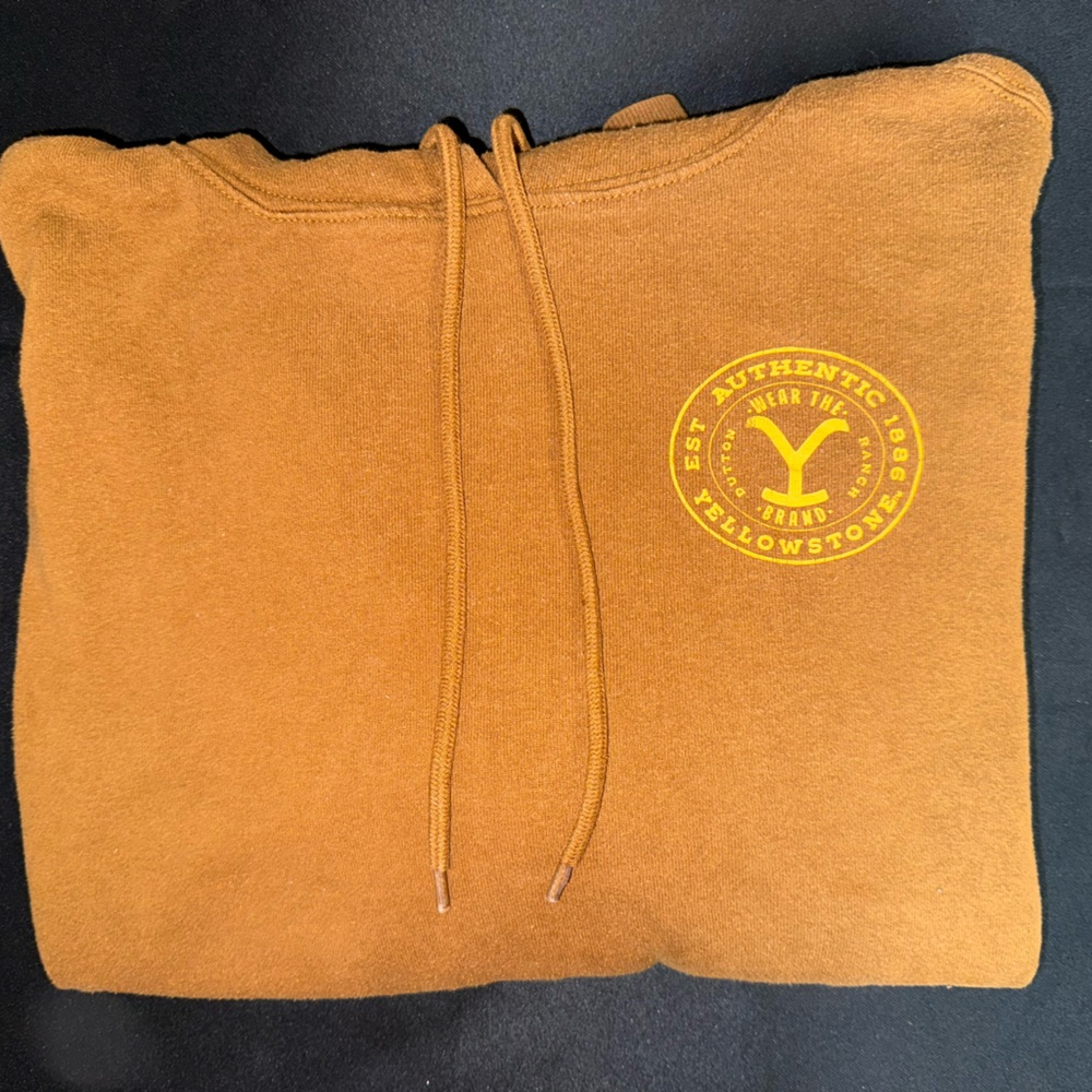 Yellowstone Men's Tan hoodie